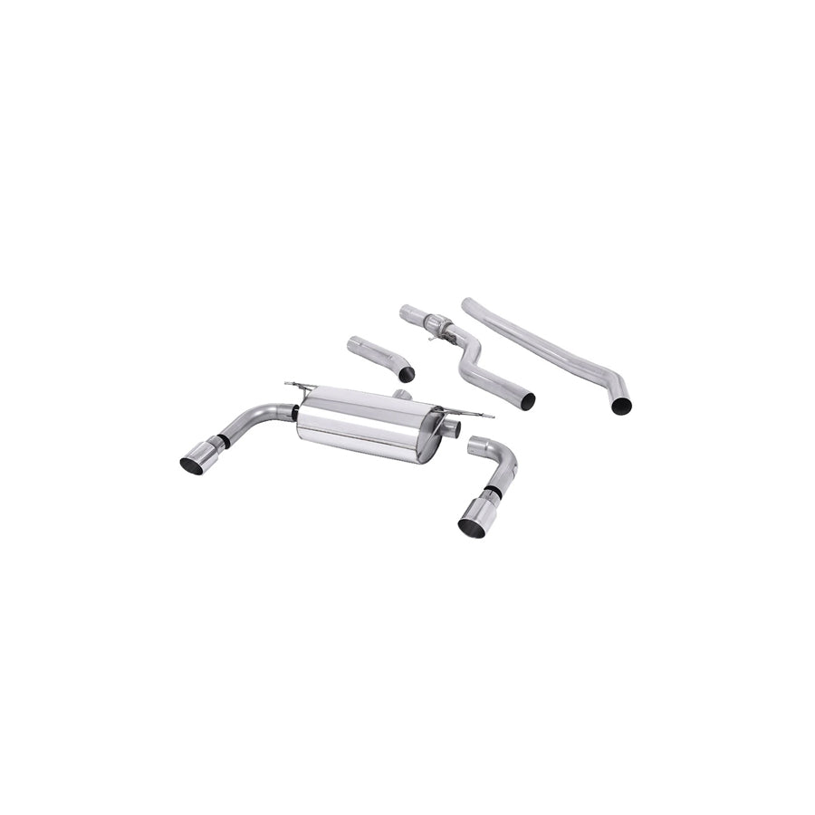 MillTek BMW N20 3" Full Exhaust System 3 Series F30 328i M sport