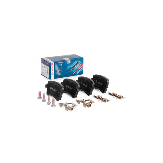 Bosch 0986494637 Brake Pad Set With Anti Squeak Plate With Bolts Screws With Mounting Manual BP1126