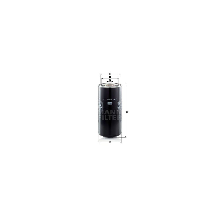 MANN-FILTER WDK 13 145/2 Fuel filter Spin-on Filter