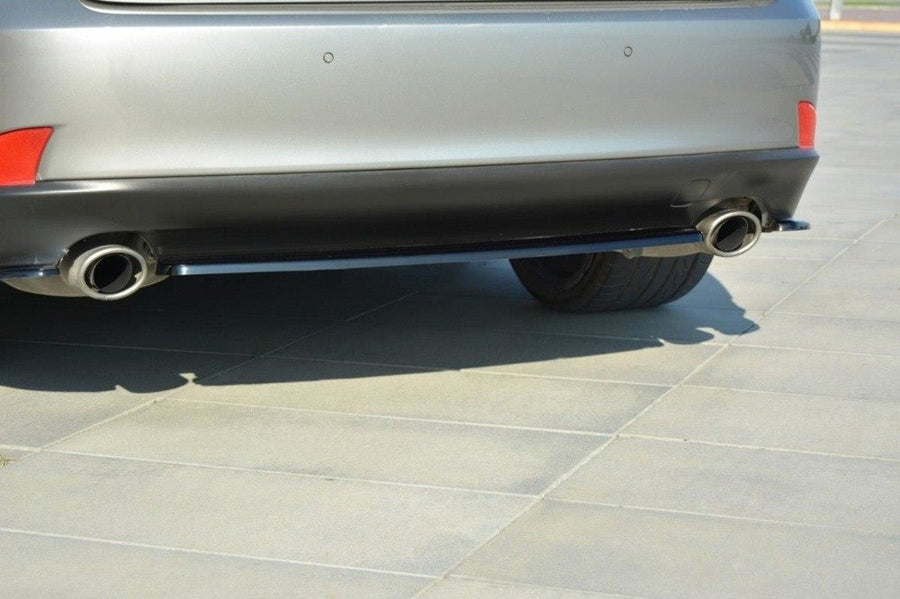 Maxton Design Lexus IS MK3 T Central Rear Splitter (without vertical bars)