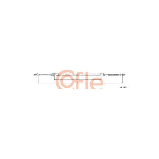 COFLE 1653.2 Throttle Cable | Duco Car Parts UK Car Parts