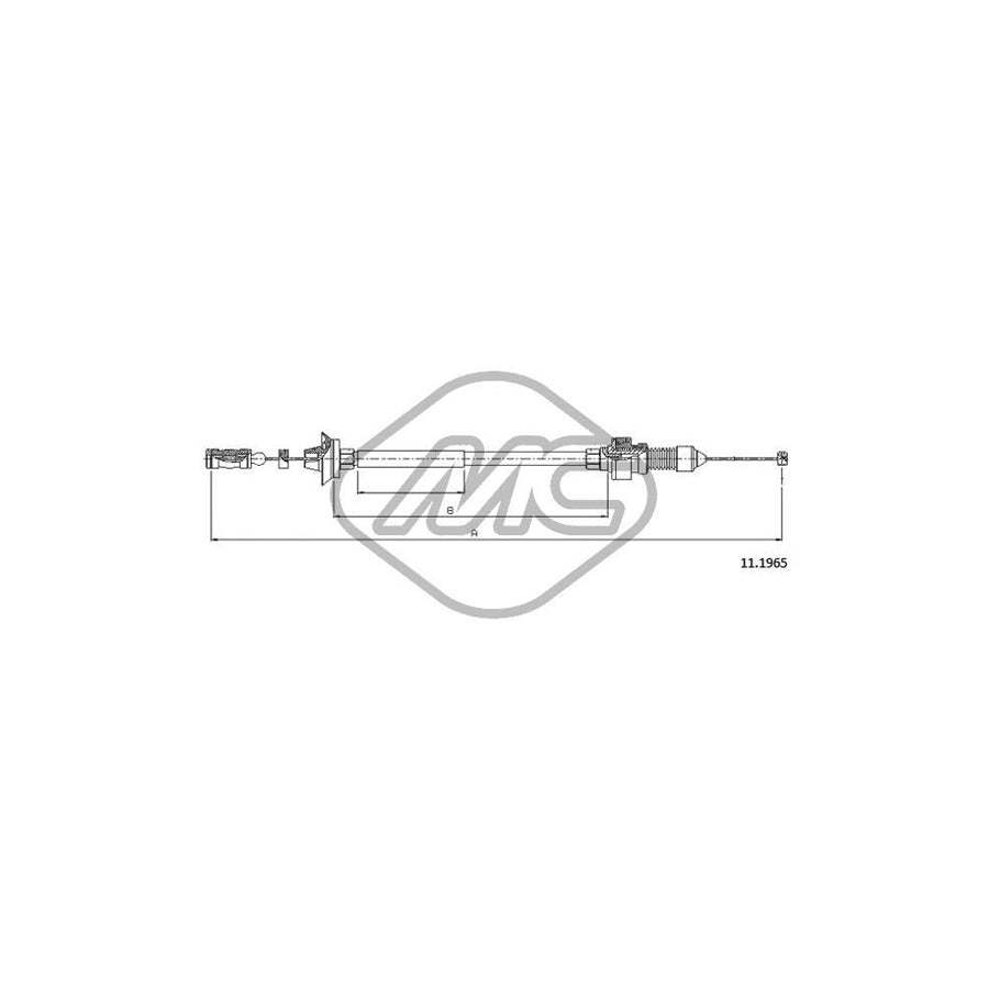 Metalcaucho 80901 Throttle Cable | Duco Car Parts UK Car Parts