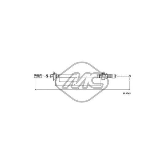 Metalcaucho 80901 Throttle Cable | Duco Car Parts UK Car Parts