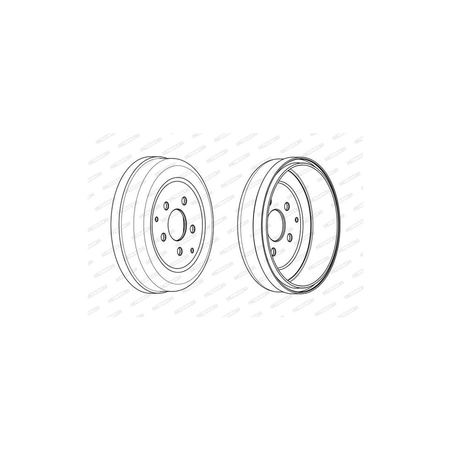 Ferodo Premier Fdb610B Brake Pad Set Not Prepared For Wear Indicator With Brake Caliper Screws