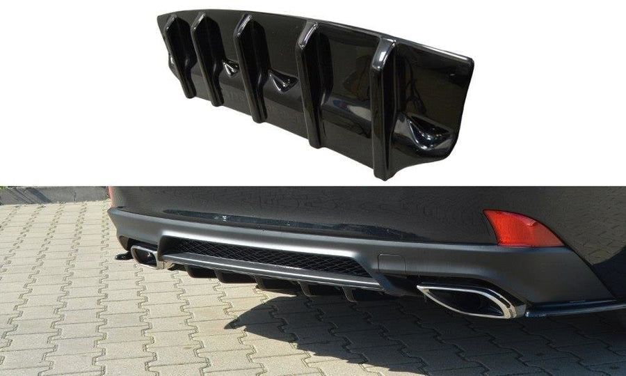 Maxton Design LE-IS-3F-T-RS1T Rear Valance Lexus IS MK3 Facelift T | Duco Car Parts UK Car Parts