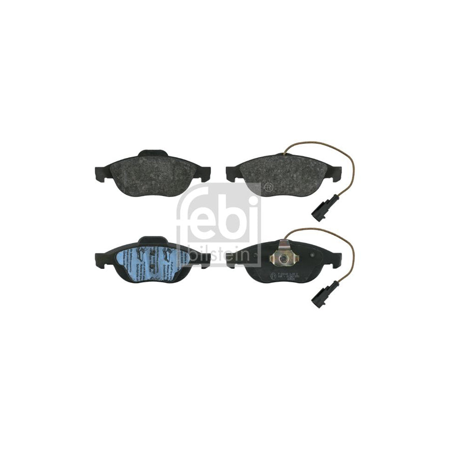 Febi Bilstein 16293 Brake Pad Set Front Axle Incl Wear Warning Contact