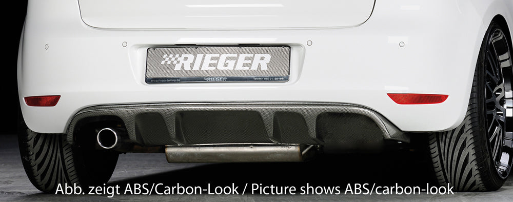 Rieger 00099801 VW Mk6 Golf Rear Diffuser