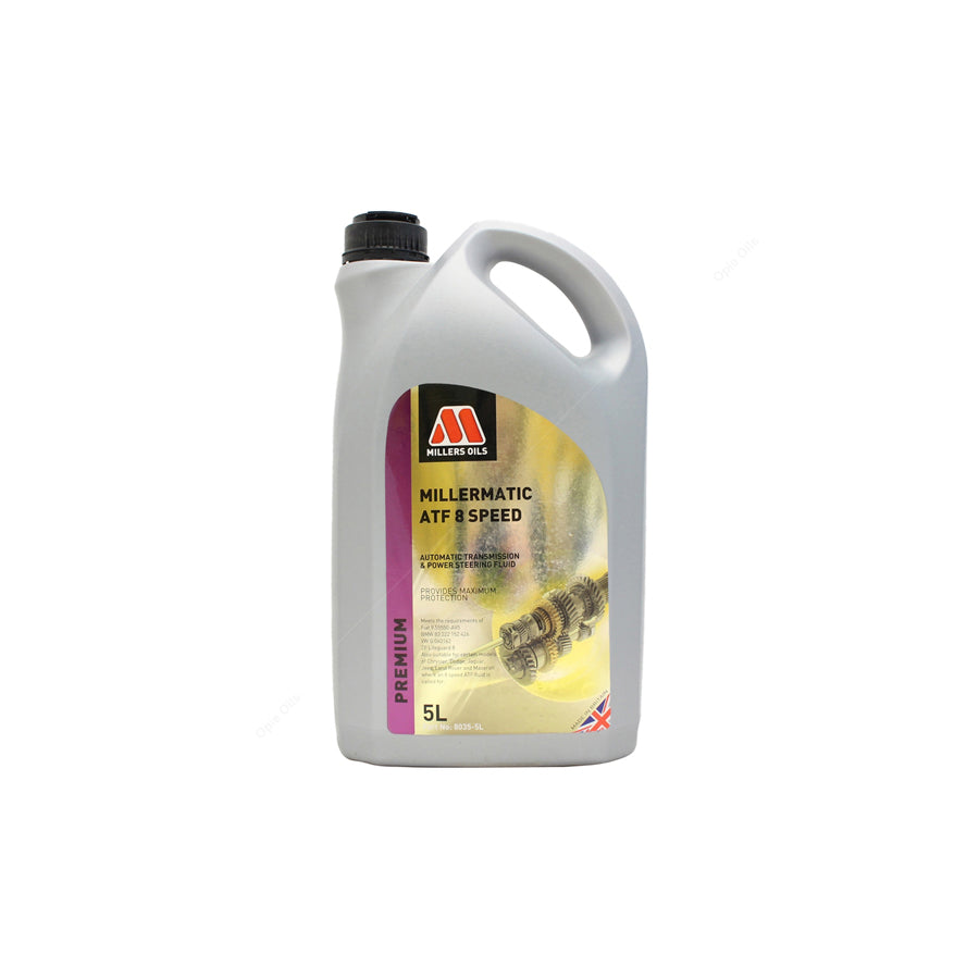 Millers Oils Millermatic ATF 8 Speed Automatic Transmission Fluid 5l