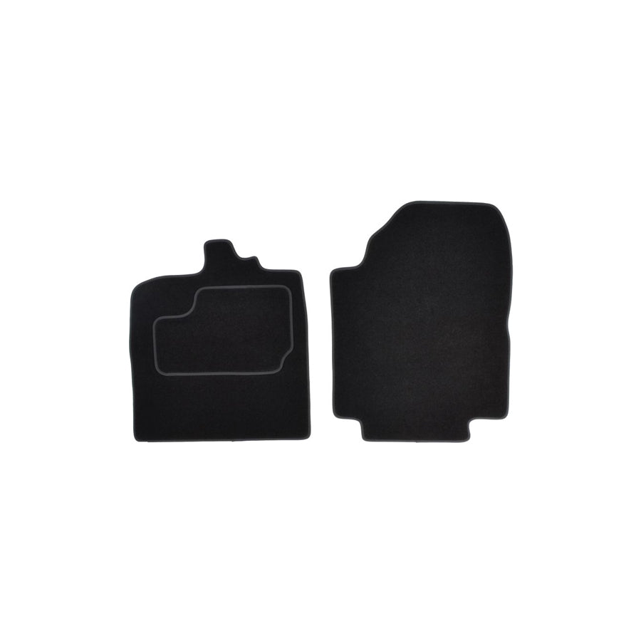 MAMMOOTH A041 MER280 PRM 01 Floor mat set for SMART FORTWO Textile, Front, Quantity: 2, Black