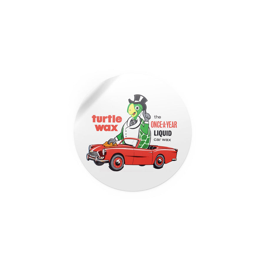 Turtle Wax Once A Year Wax Sticker