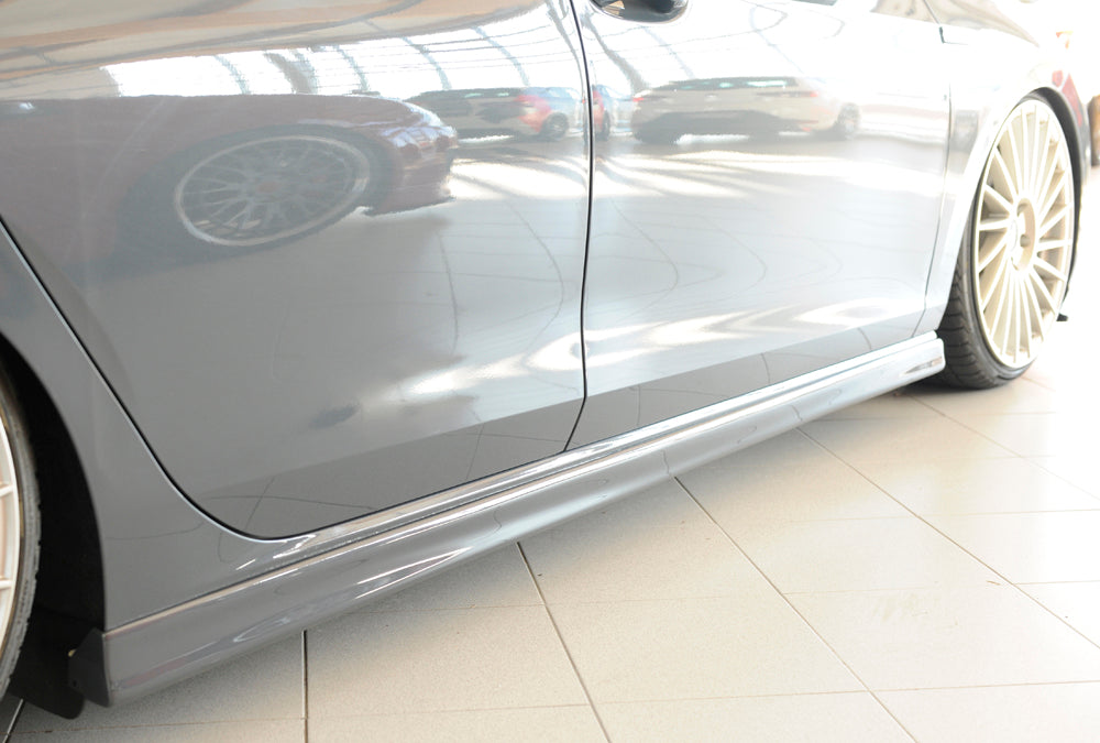 Rieger 00059602 VW Mk8 Golf Right Side Skirt (GTI, GTD & GTE) -  Matte Black
