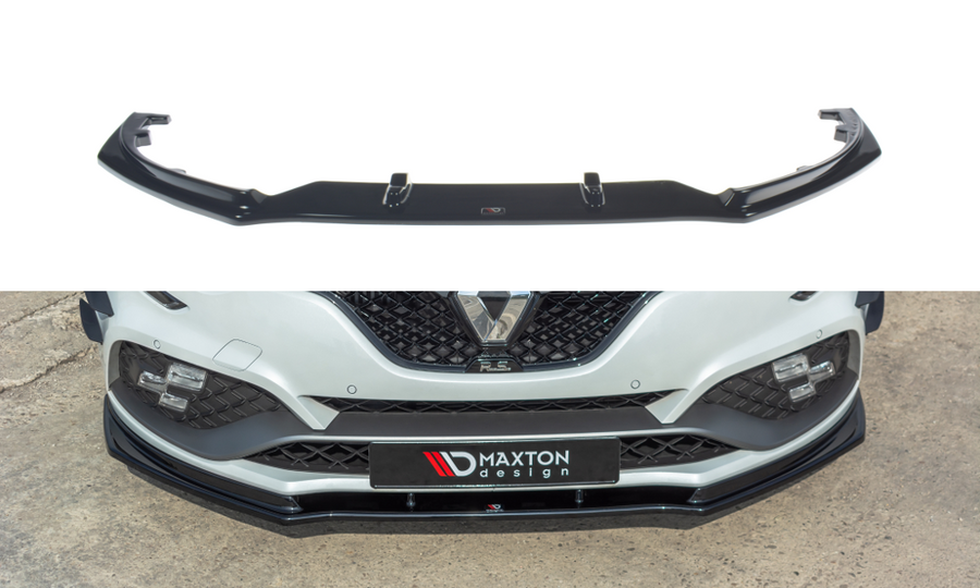 Maxton Design RE-ME-4-RS-FD1T Front Splitter V.1 Renault Megane RS MK4 | Duco Car Parts UK Car Parts