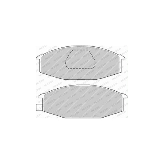 Ferodo Sl Fsl980 Brake Pad Set Not Prepared For Wear Indicator