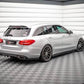 Maxton Design Mercedes Benz C-Class W205 Central Rear Splitter (with vertical bars)