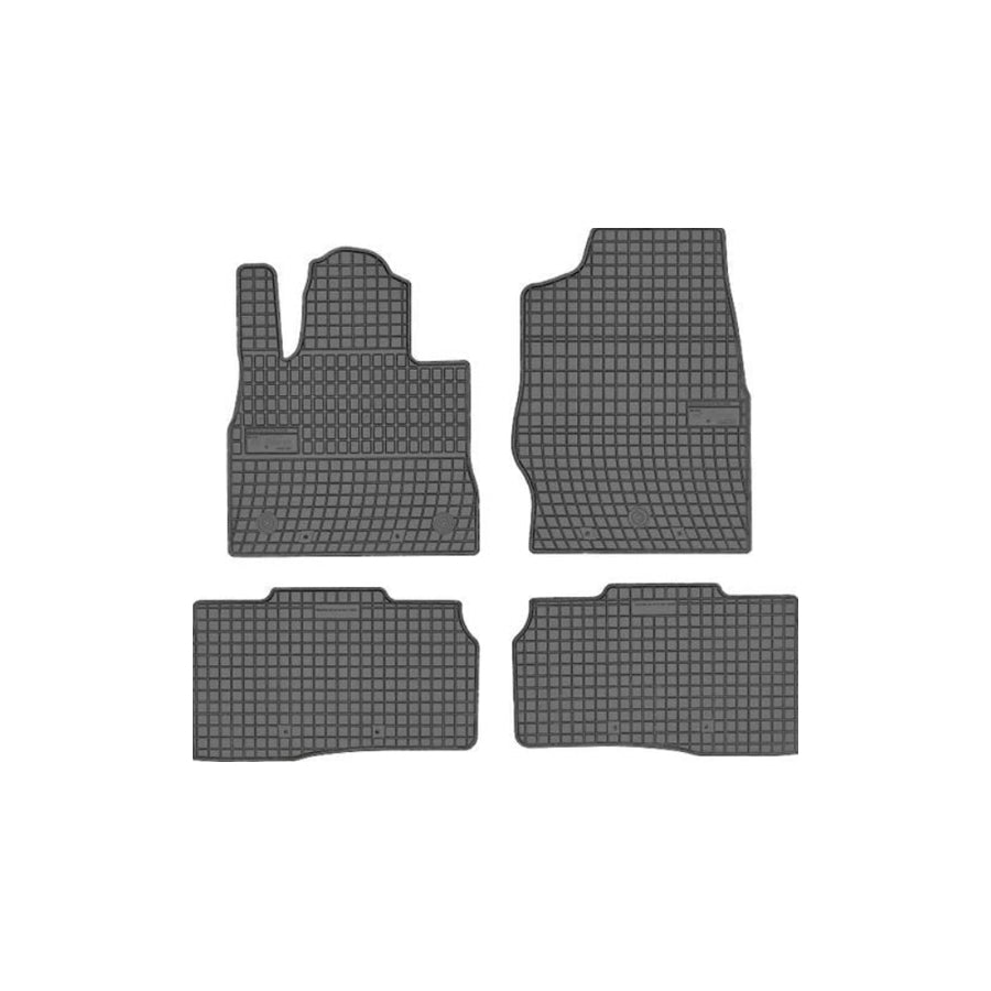 FROGUM Tailored, Basic 411333 Floor mat set for FORD USA Explorer Mk6 (U625) Elastomer, Front and Rear, Quantity: 4, Black, (LHD)