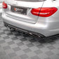 Maxton Design Mercedes Benz C-Class W205 Central Rear Splitter (with vertical bars)