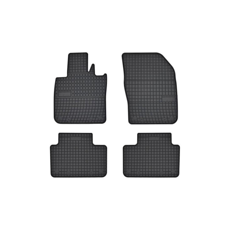 FROGUM Tailored 402546 Floor mat set for VOLVO V60 II (225, 227) Elastomer, Front and Rear, Quantity: 4, Black, (LHD)
