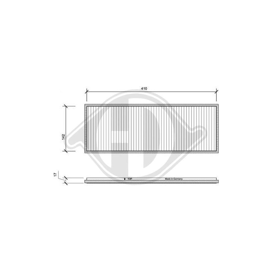 Diederichs Dci1001 Pollen Filter | Duco Car Parts UK Car Parts