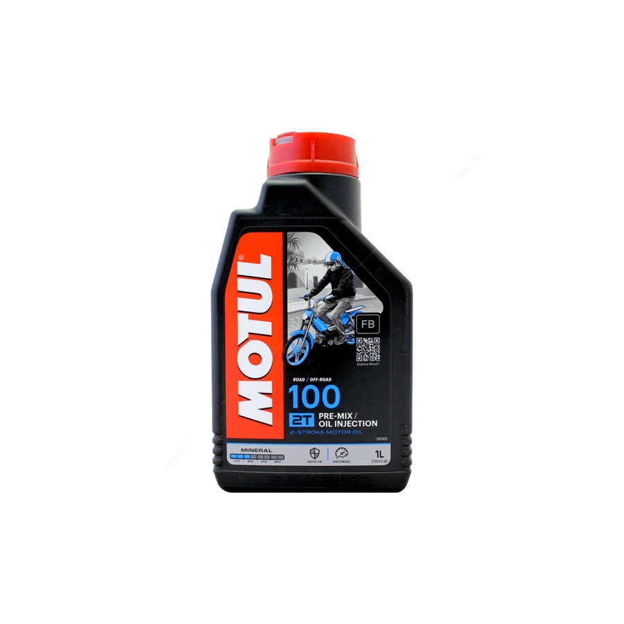 Motul 100 2T 2 Stroke Mineral Motorcycle Engine Oil 1l