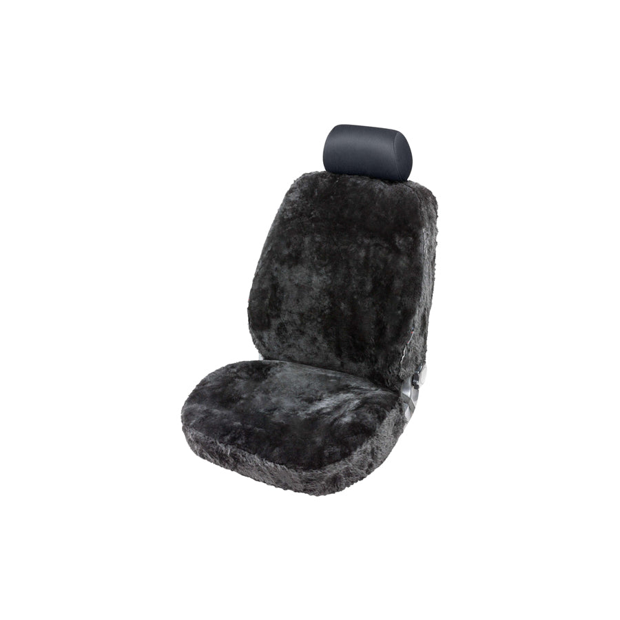 WALSER Monette 20011 Car seat cover Black, Sheepskin, Front