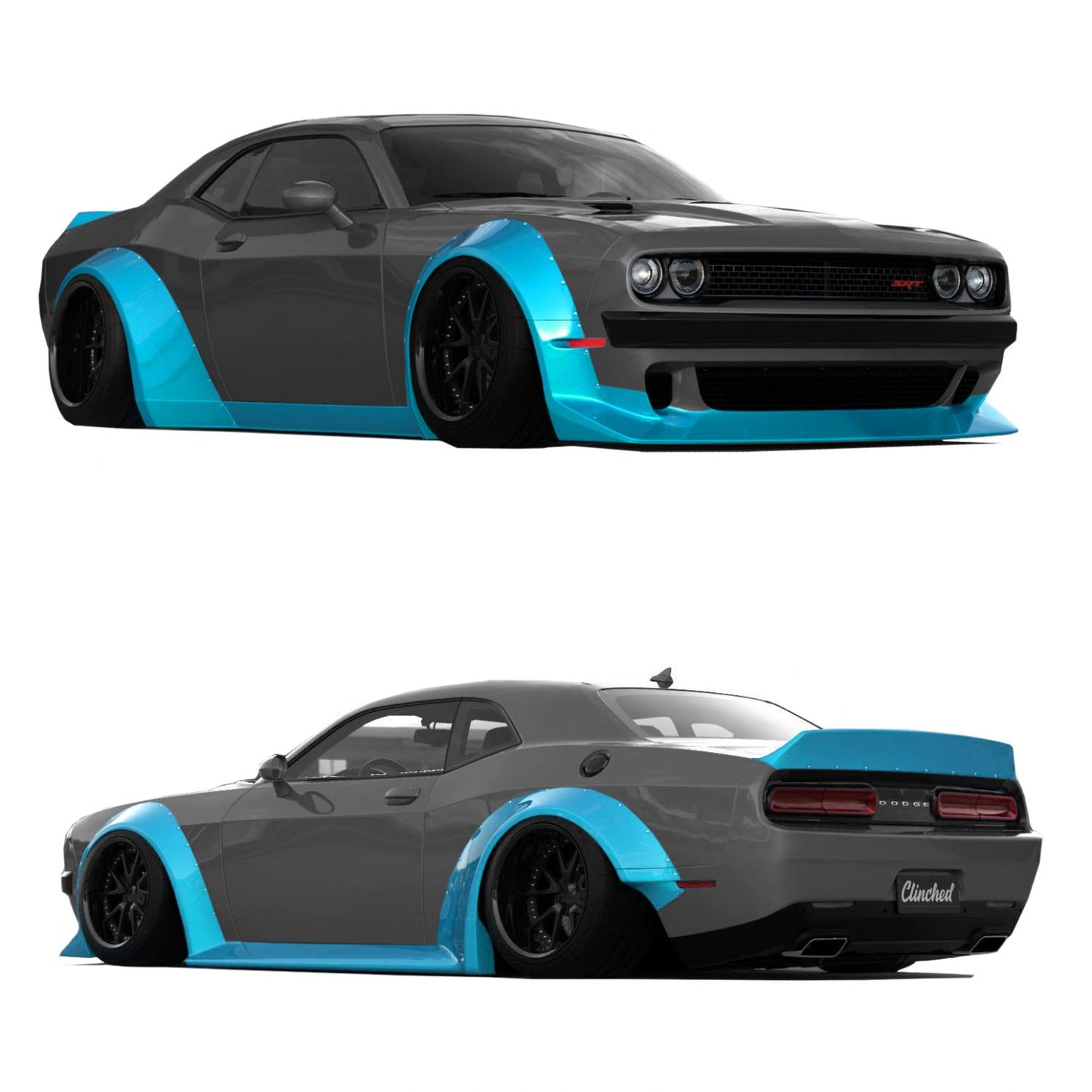 Clinched Dodge Challenger Widebody Kit | Duco Car Parts UK Car Parts