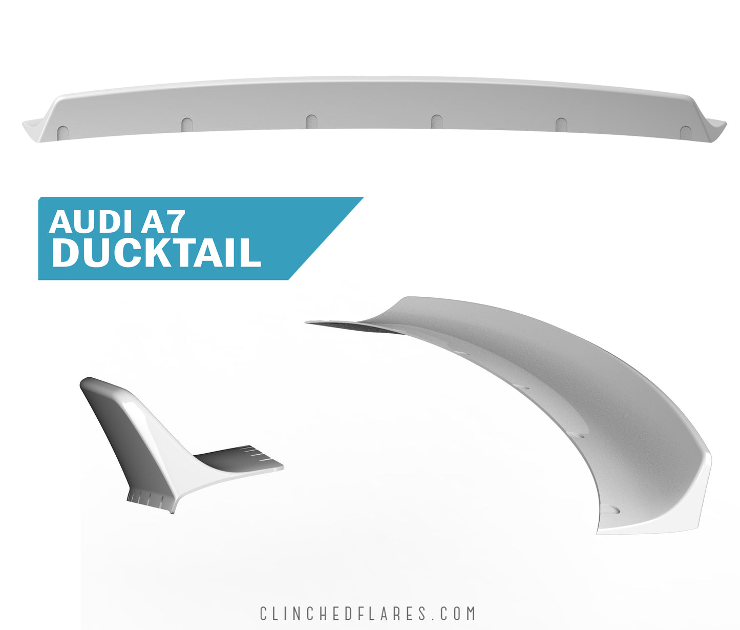Clinched Audi A7 S7 Ducktail Spoiler | Duco Car Parts UK Car Parts