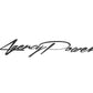 Agency Power Cursive Stickers