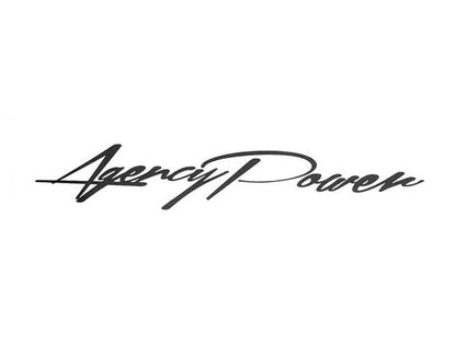 Agency Power Cursive Stickers
