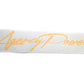 Agency Power Cursive Stickers