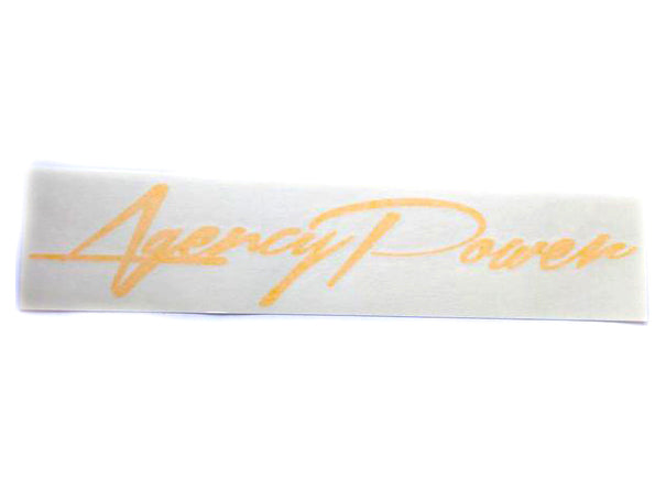 Agency Power Cursive Stickers