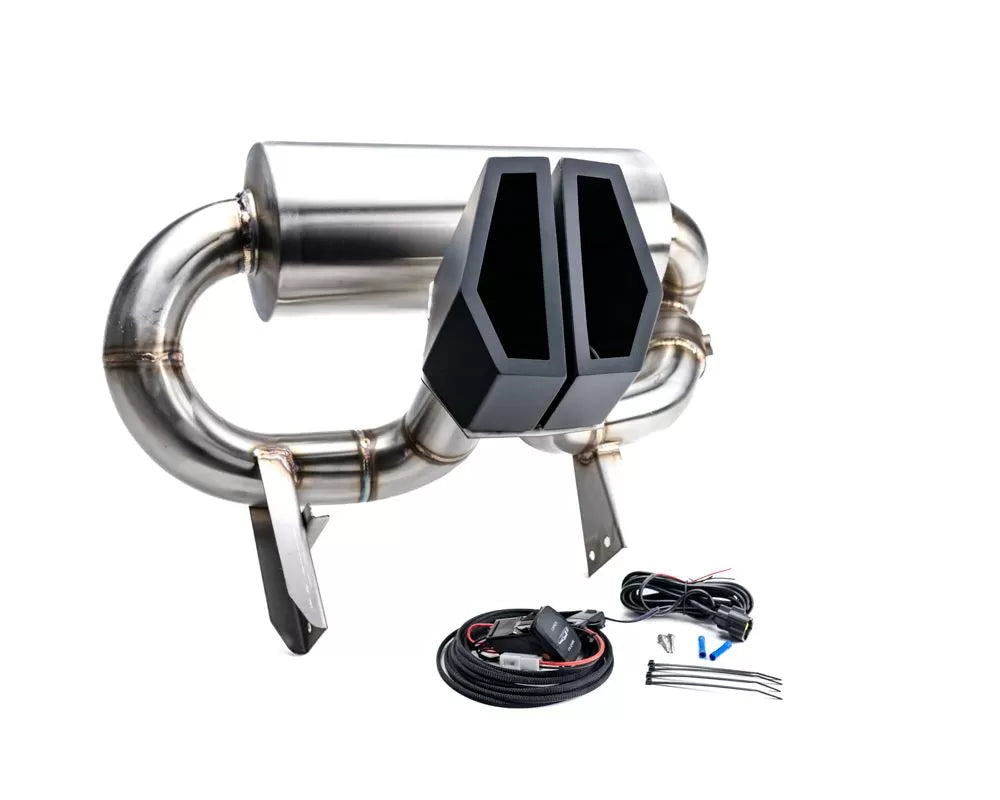 Agency Power AP-BRP-X3-170-BLK Valvetronic Exhaust System Black Tips Can-Am Maverick X3 Turbo 2017-2023 | Duco Car Parts UK Car Parts