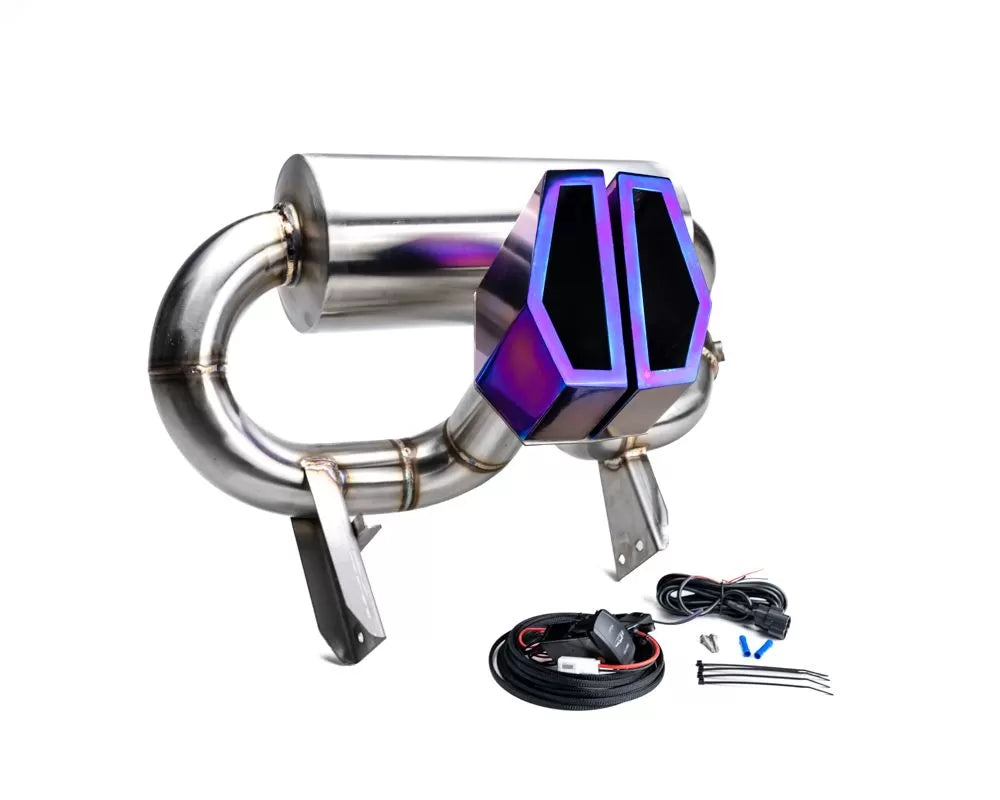 Agency Power AP-BRP-X3-170-TI Valvetronic Exhaust System Titanium Tips Can-Am Maverick X3 Turbo 2017-2023 | Duco Car Parts UK Car Parts