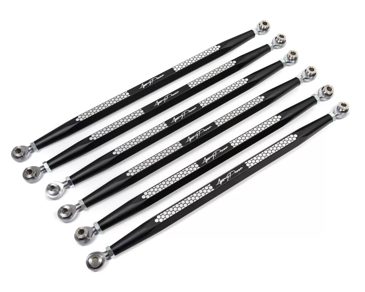 Agency Power AP-BRP-X3-200-BLK Adjustable Rear Radius Rod Set Black Can-Am Maverick X3 | Duco Car Parts UK Car Parts