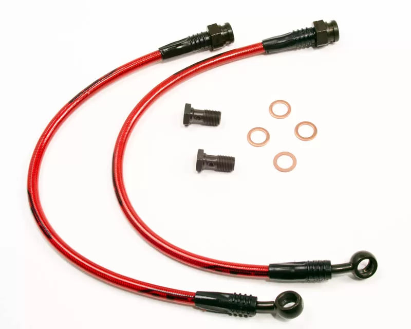 Agency Power AP-FD3S-410 Rear Steel Braided Brake Lines Mazda RX7 93-95 | Duco Car Parts UK Car Parts