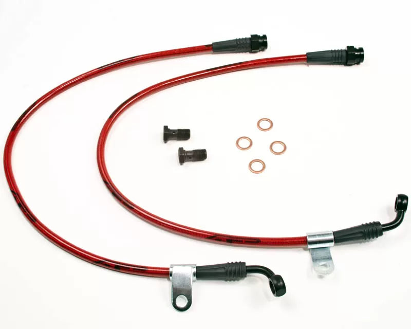Agency Power AP-RX8-405 Front Steel Braided Brake Lines Mazda RX-8 04-11 | Duco Car Parts UK Car Parts