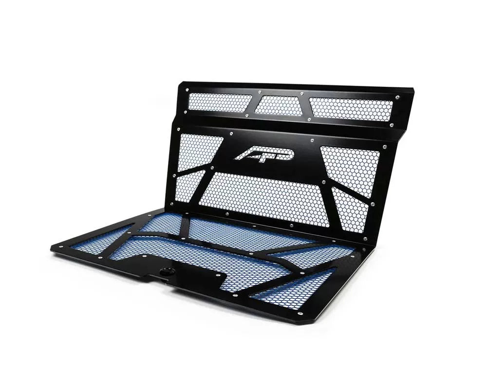 Agency Power AP-RZR-111-FGB-MBLU Vented Engine Cover Gloss Black | Blue Polaris RZR XP 1000 | XP Turbo | Duco Car Parts UK Car Parts