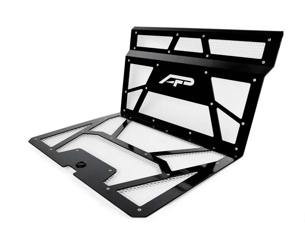 Agency Power AP-RZR-111-FGB-MWHT Vented Engine Cover Gloss Black | White Polaris RZR XP 1000 | XP Turbo | Duco Car Parts UK Car Parts
