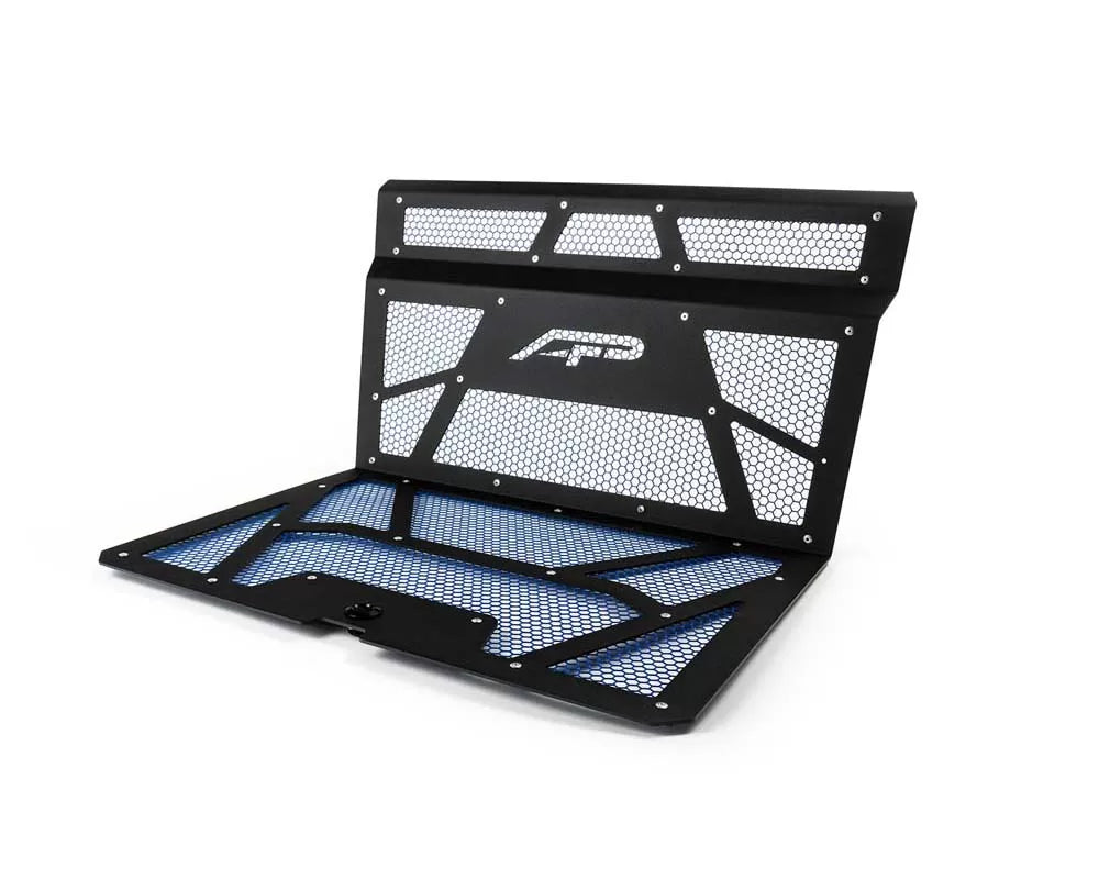 Agency Power AP-RZR-111-FMB-MBLU Vented Engine Cover Matte Black | Blue Polaris RZR XP 1000 | XP Turbo | Duco Car Parts UK Car Parts