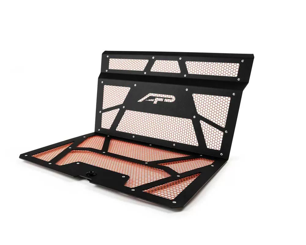 Agency Power AP-RZR-111-FMB-MOR Vented Engine Cover Matte Black | Orange Polaris RZR XP 1000 | XP Turbo | Duco Car Parts UK Car Parts