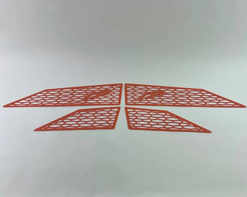Agency Power AP-RZR-655-OR Aluminum Side Vent Covers Orange Polaris RZR XP Turbo 2017-2022 | Duco Car Parts UK Car Parts