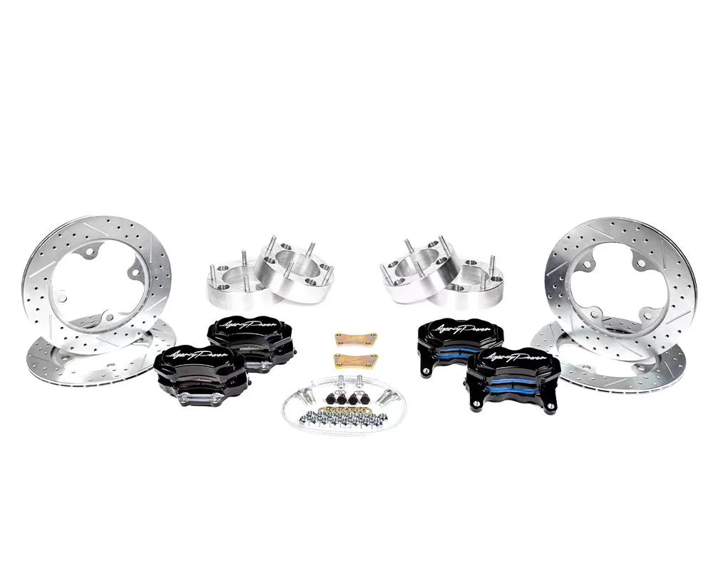 Agency Power AP-RZR-460-BLK Big Brake Kit Front and Rear Black Polaris RZR Turbo | Duco Car Parts UK Car Parts