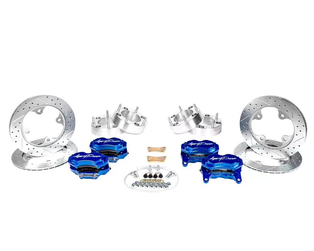 Agency Power AP-RZR-460-BLU Big Brake Kit Front and Rear Blue Ice Polaris RZR Turbo | Duco Car Parts UK Car Parts