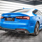 Maxton Design Audi A5 S-Line F5 Facelift Central Real Splitter (Vertical Bars)