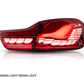 Basic Carbon BMW F32 F33 F36 F82 GTS Style LED Tail Lights (Inc. 430i, 435i, 440i & M4)