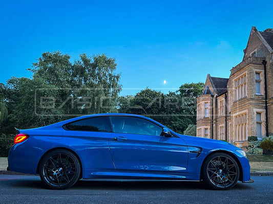 Basic Carbon BMW F80 F82 F83 Performance Style Carbon Fibre Side Skirts (M3 & M4)