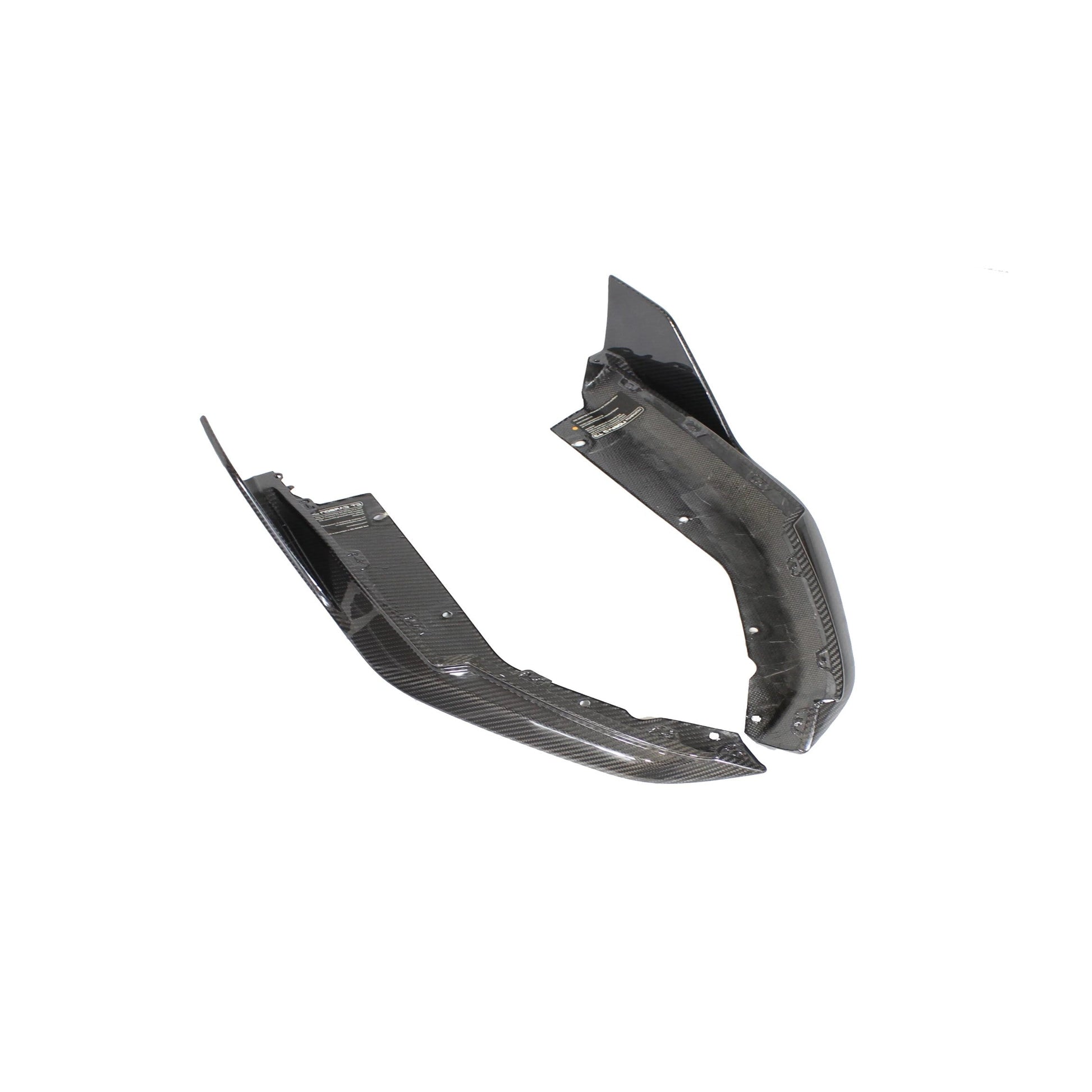 Basic Carbon BMW G80 M Performance Style Carbon Fibre Rear Bumper Winglets (M3 & M3 Competition) - Duco Car Parts UK