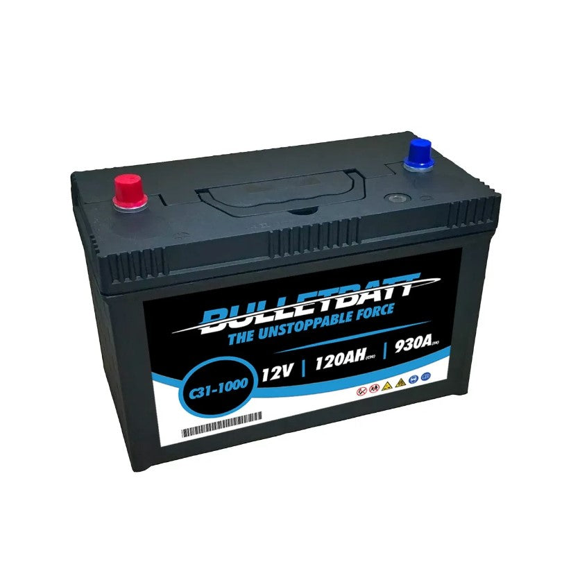 BulletBatt C31-1000 Car Battery 12V 120Ah - Duco Car Parts UK