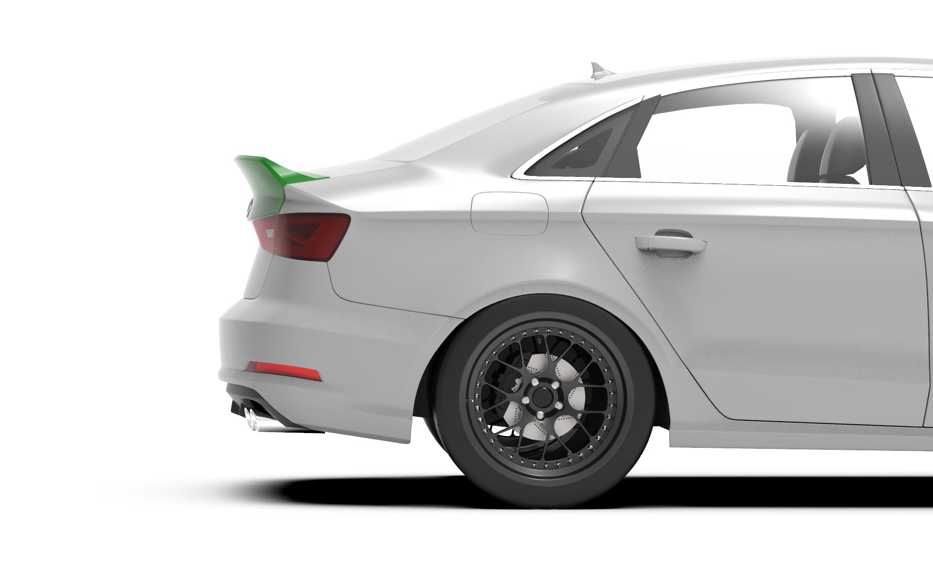 Clinched Audi A3/S3/RS3 (8V sedan 2013+) Ducktail Spoiler