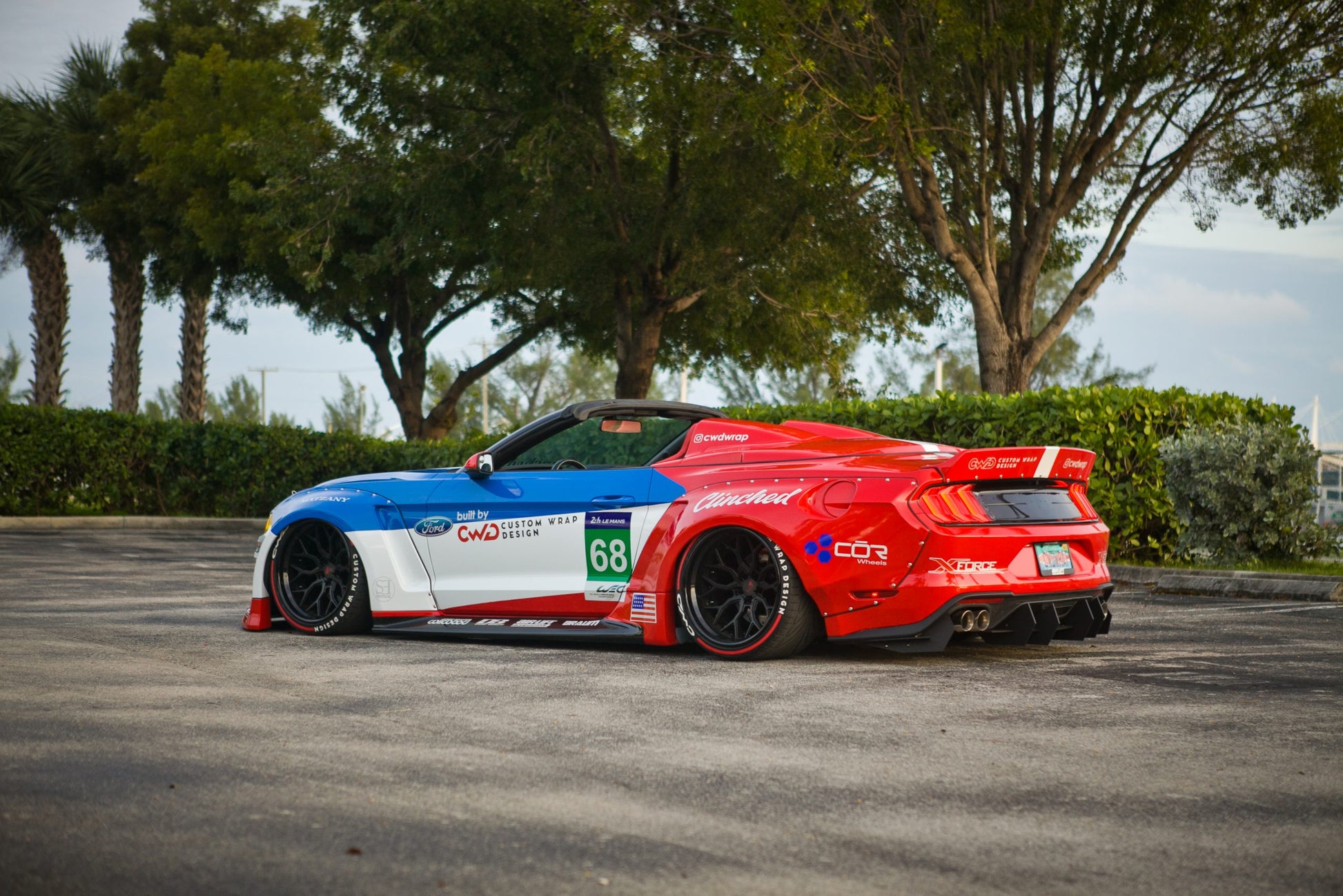 Clinched S550 2015+ Ford Mustang Spider Top | Duco Car Parts UK Car Parts