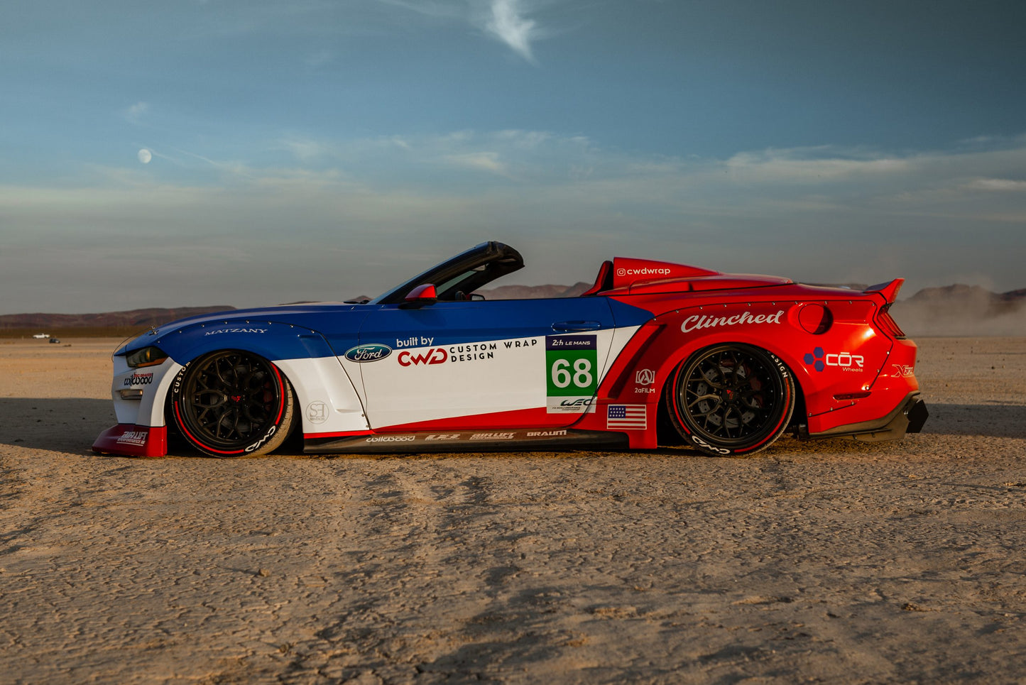 Clinched S550 2015+ Ford Mustang Spider Top | Duco Car Parts UK Car Parts